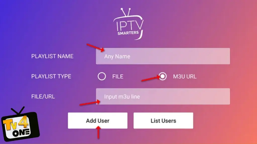 smarters iptv m3u link